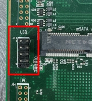 USB header of an APU