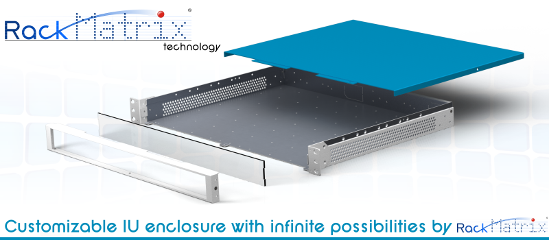 Customizable 1U enclosure with infinite possibilities by Calexium